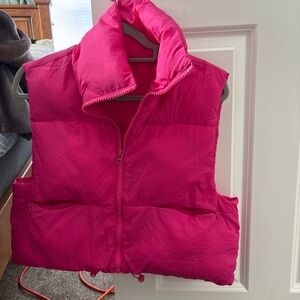 Amazon Women's Pink Puffer Vest
